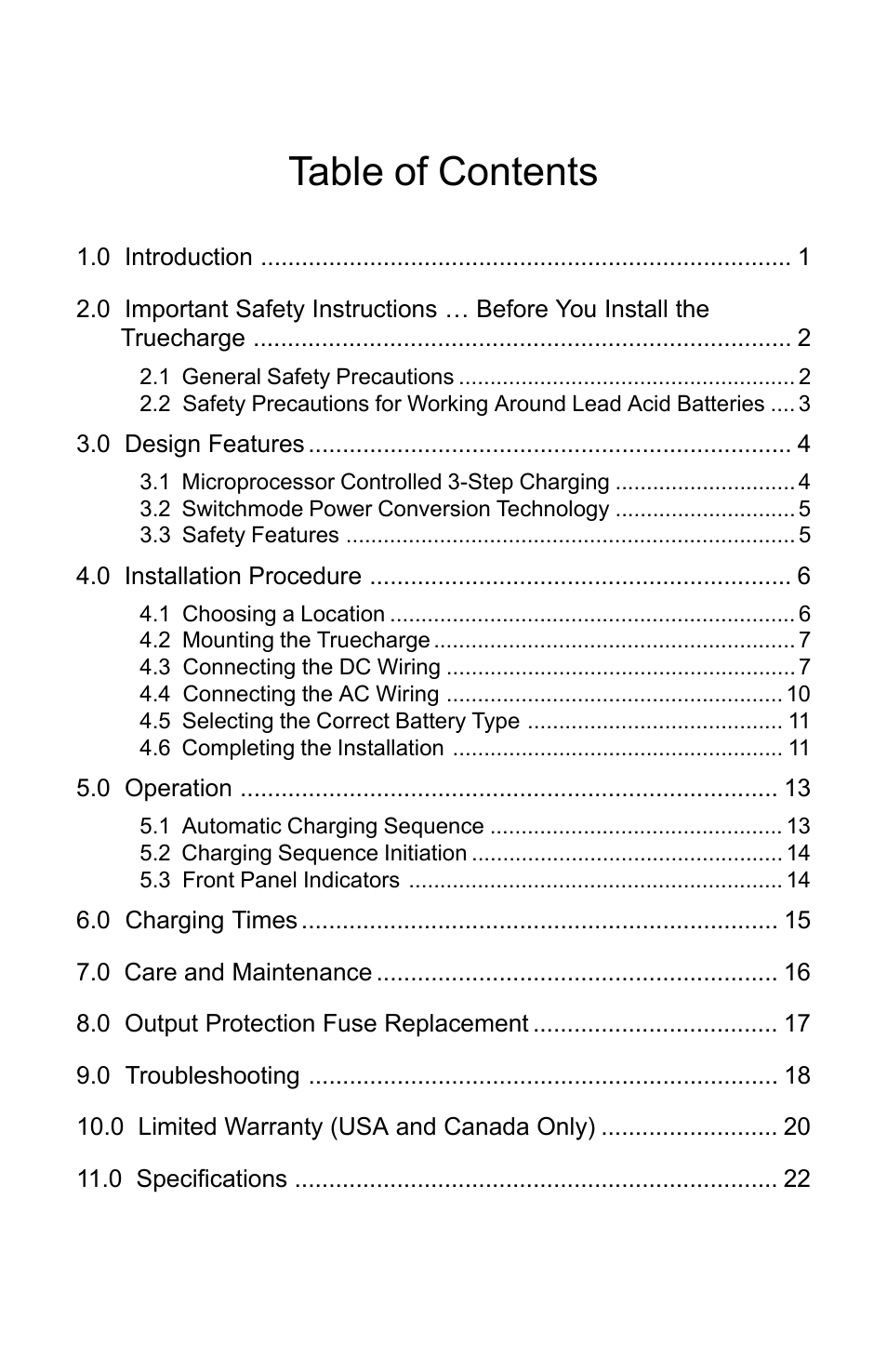 Xantrex Technology TC10TB User Manual | Page 2 / 26