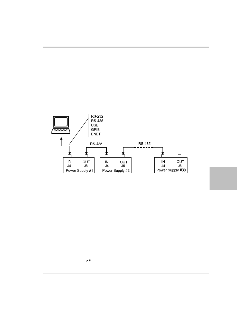 Multiple power supply connections to rs-485 bus, Multiple power supply setup | Xantrex Technology XTR 850 Watt User Manual | Page 137 / 274