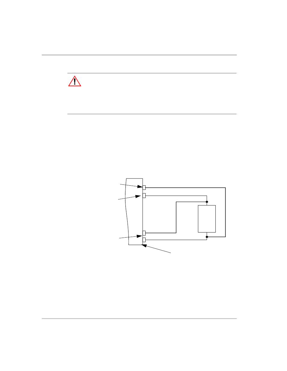 Step 7: connecting remote sensing, Step 7: connecting remote sensing –16, Figure 2-4 | Remote sense connection –16, Warning: shock hazard | Xantrex Technology XTR 850 Watt User Manual | Page 46 / 274