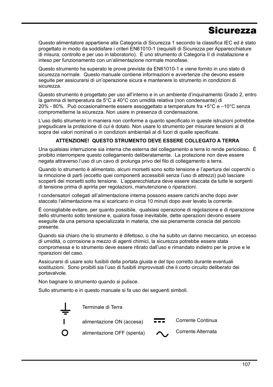 Sicurezza | Xantrex Technology XDL 35-5T User Manual | Page 109 / 180