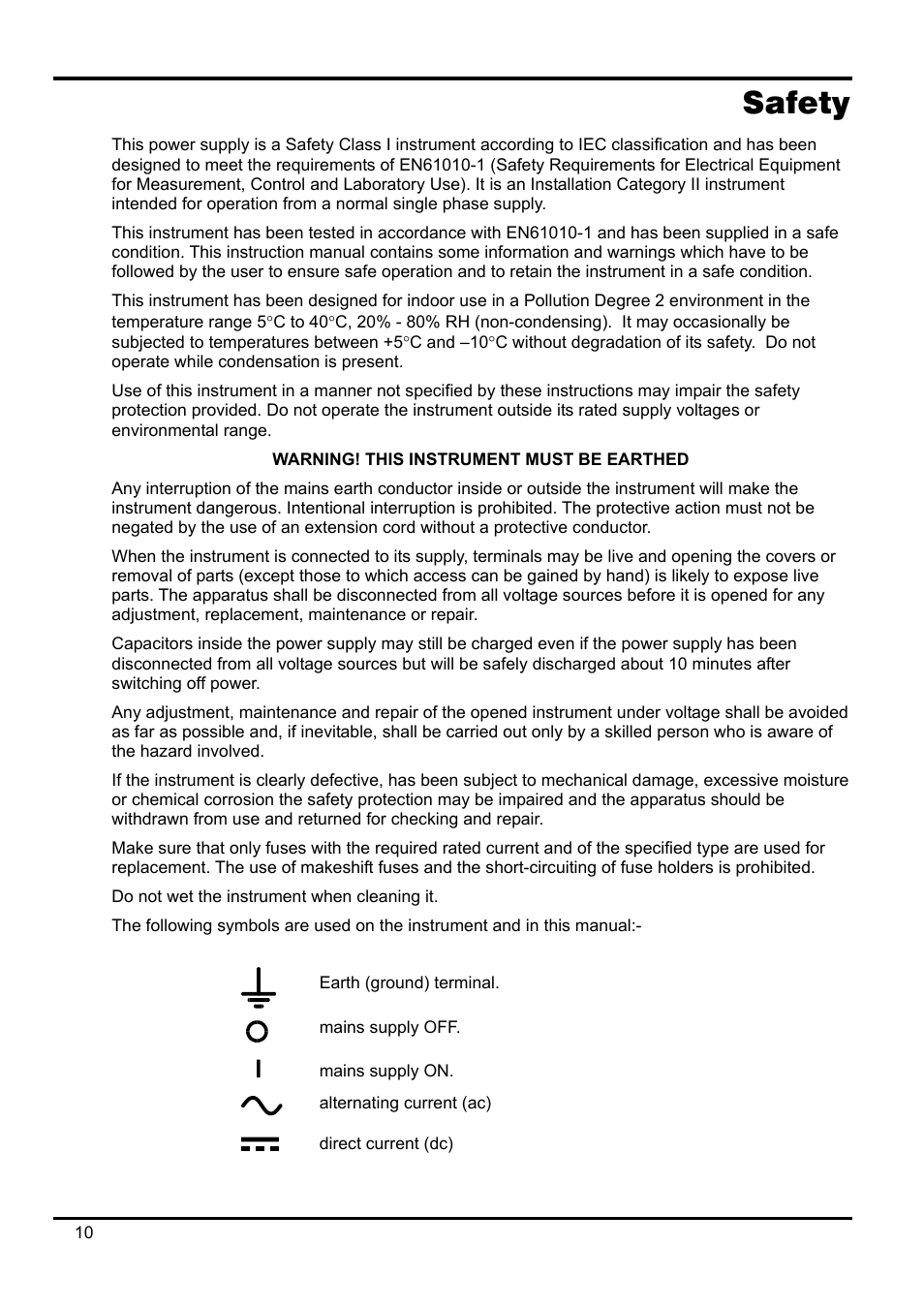 Safety | Xantrex Technology XDL 35-5T User Manual | Page 11 / 180