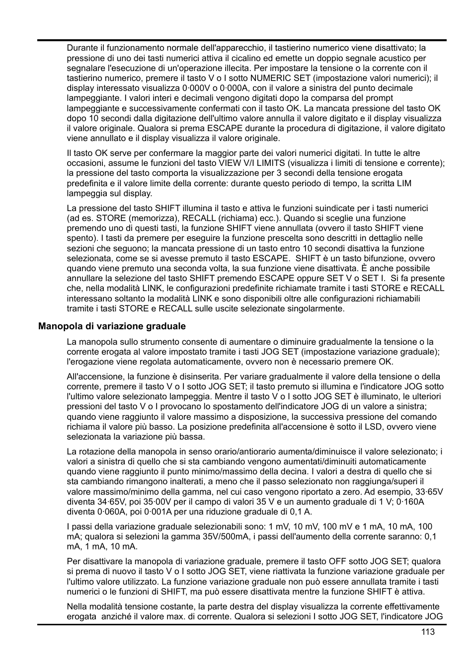 Manopola di variazione graduale | Xantrex Technology XDL 35-5T User Manual | Page 115 / 180
