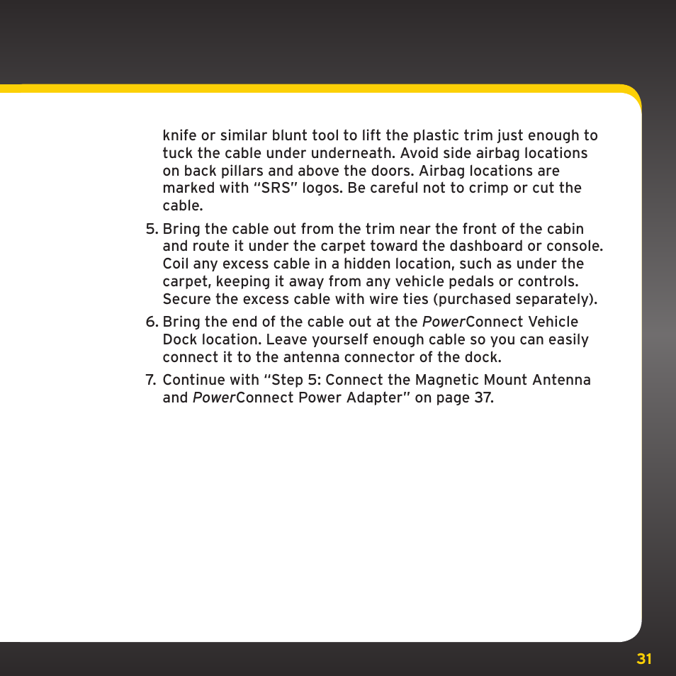 XM Satellite Radio XDNX1V1 User Manual | Page 31 / 114