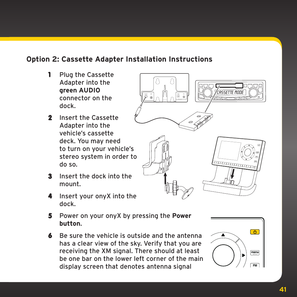 XM Satellite Radio XDNX1V1 User Manual | Page 41 / 114