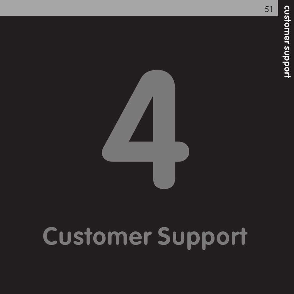 Customer support | XM Satellite Radio XMCK-20P User Manual | Page 51 / 62