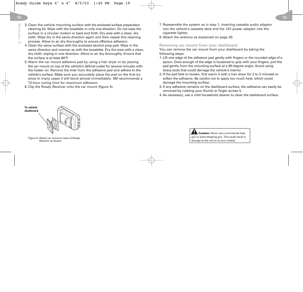 XM Satellite Radio RoadyTM User Manual | Page 10 / 16