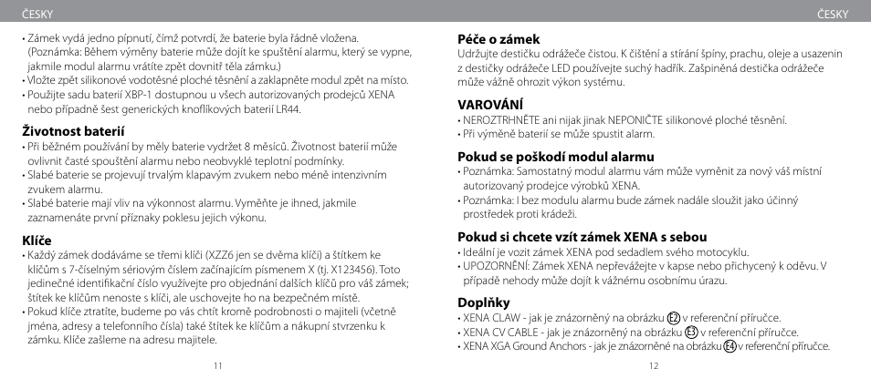 Xena Security XM User Manual | Page 7 / 33