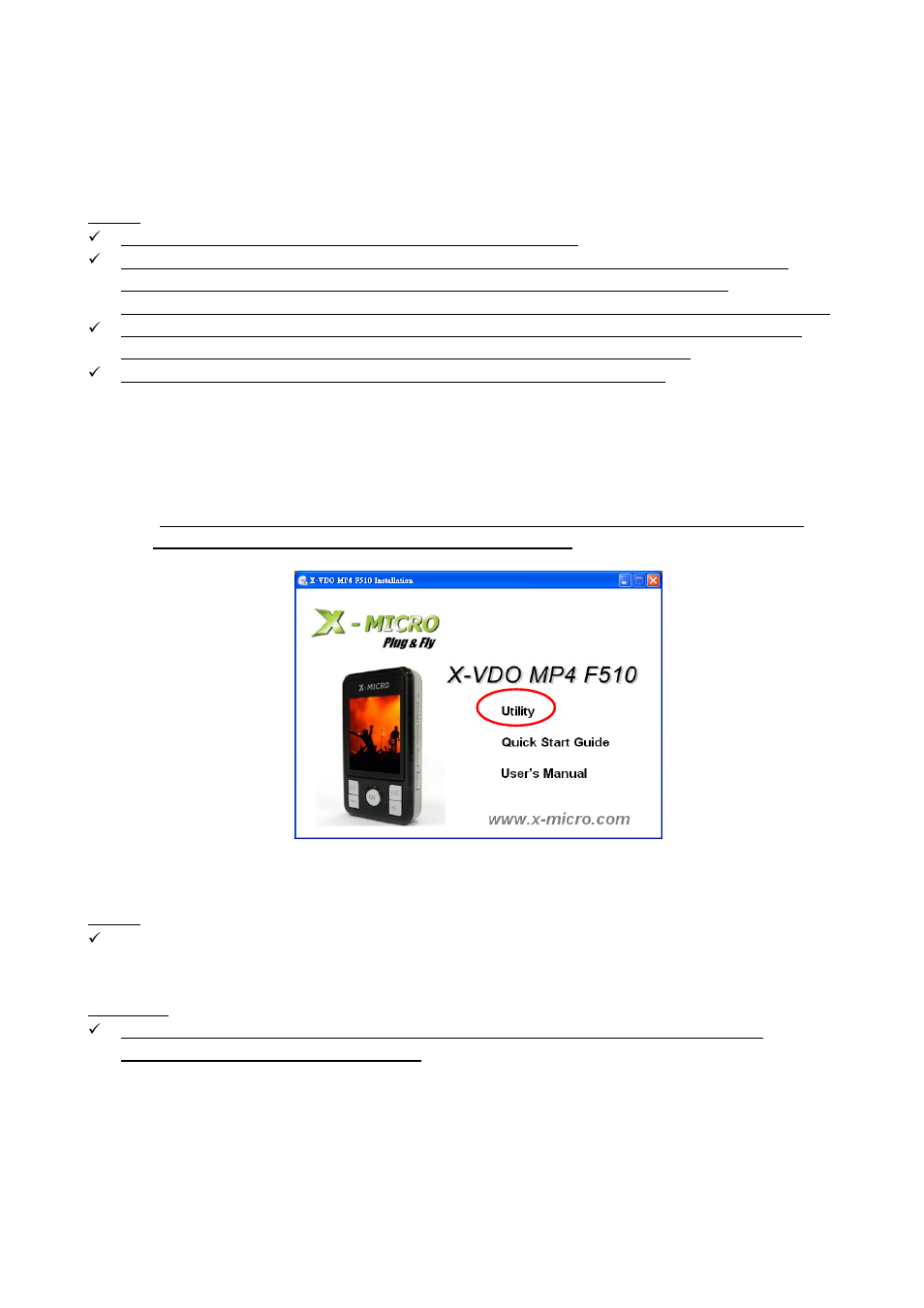 X-Micro Tech. F510 User Manual | Page 11 / 23