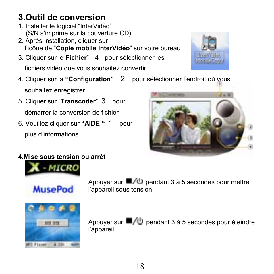 X-Micro Tech. XMP3-N20GFT 210C User Manual | Page 19 / 72