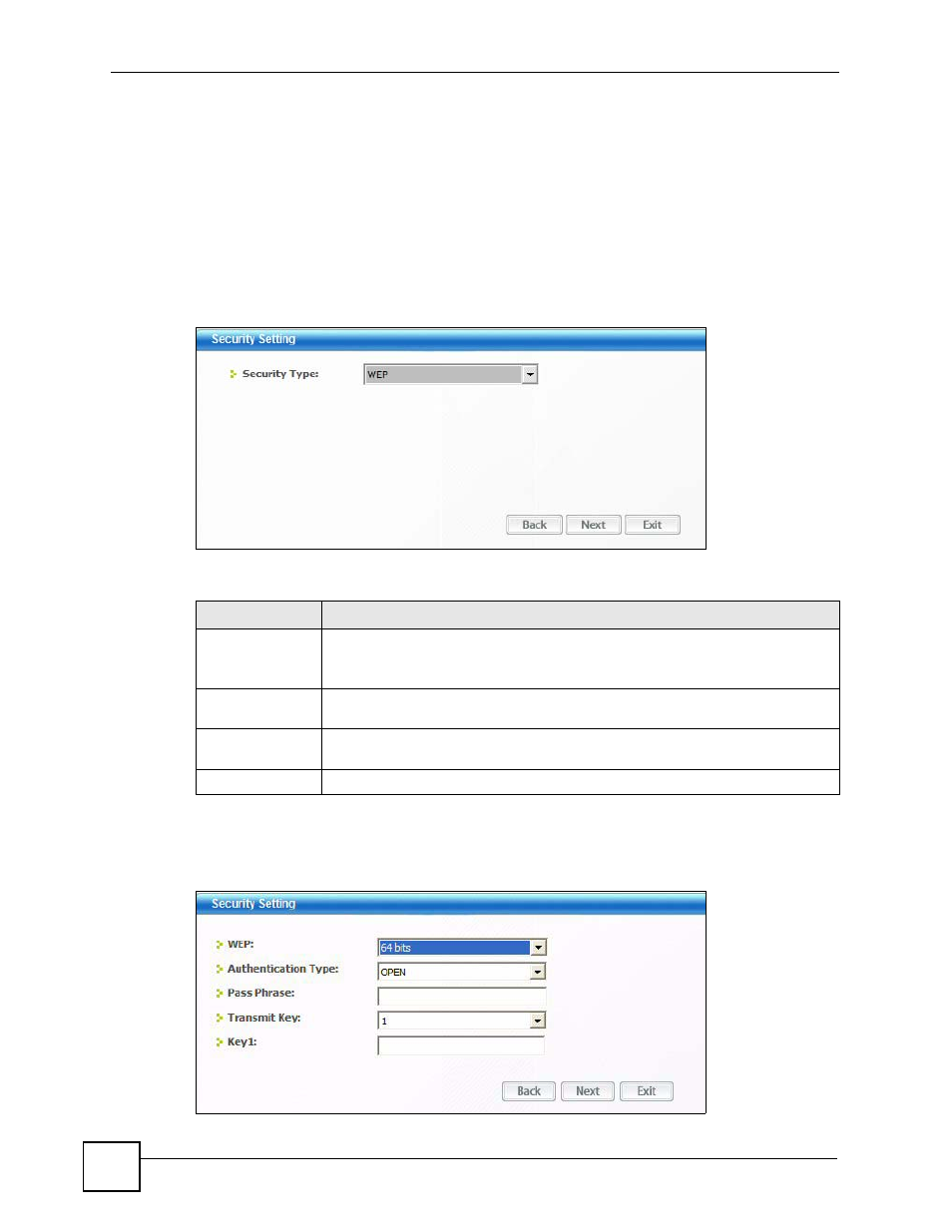 1 security settings | ZyXEL Communications SMG-700 User Manual | Page 48 / 140