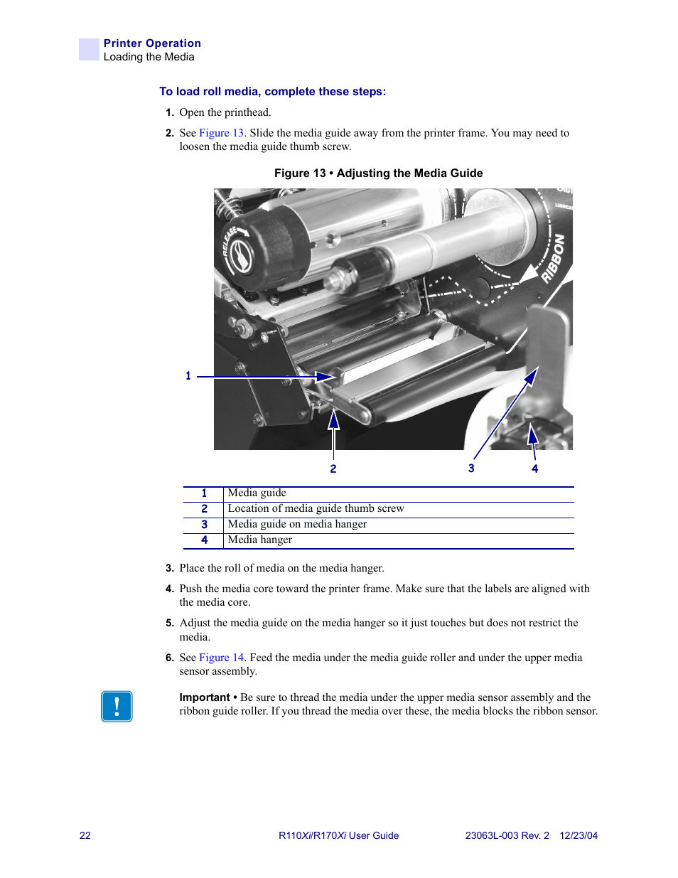 Zebra Technologies R170XiTM User Manual | Page 34 / 184