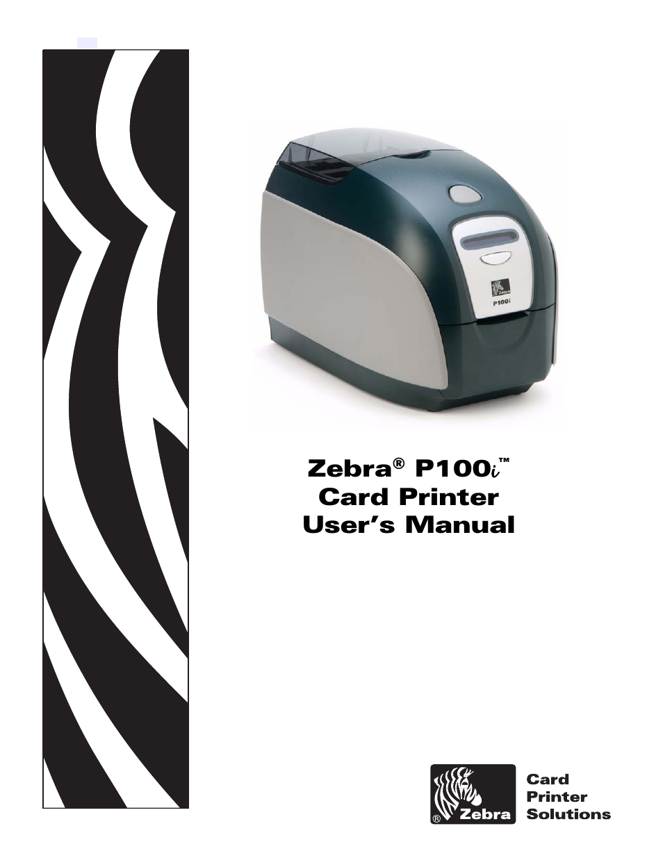 Zebra Technologies P100iTM User Manual | 76 pages