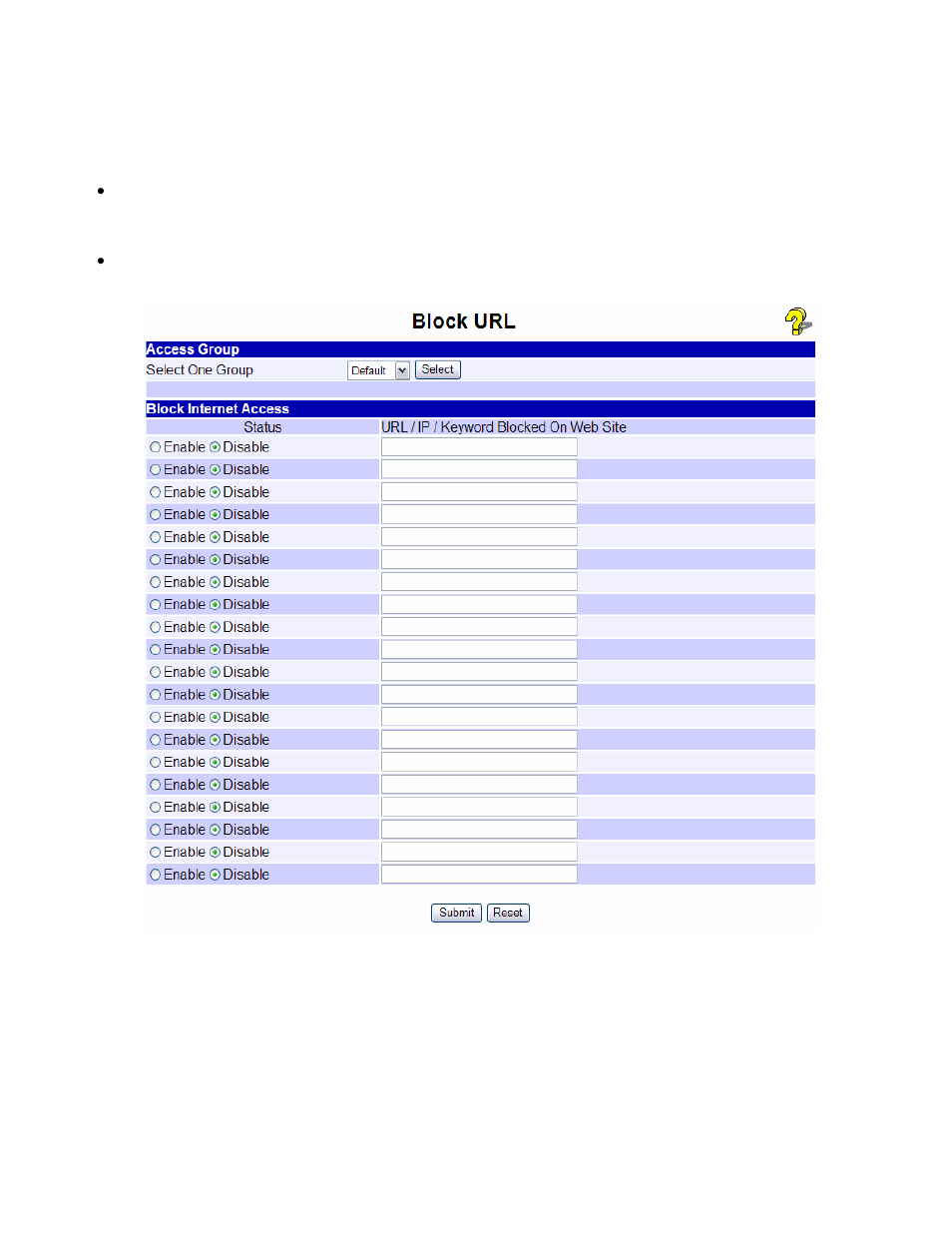 Block url | XiNCOM Twin WAN XC-DPG402 User Manual | Page 35 / 79