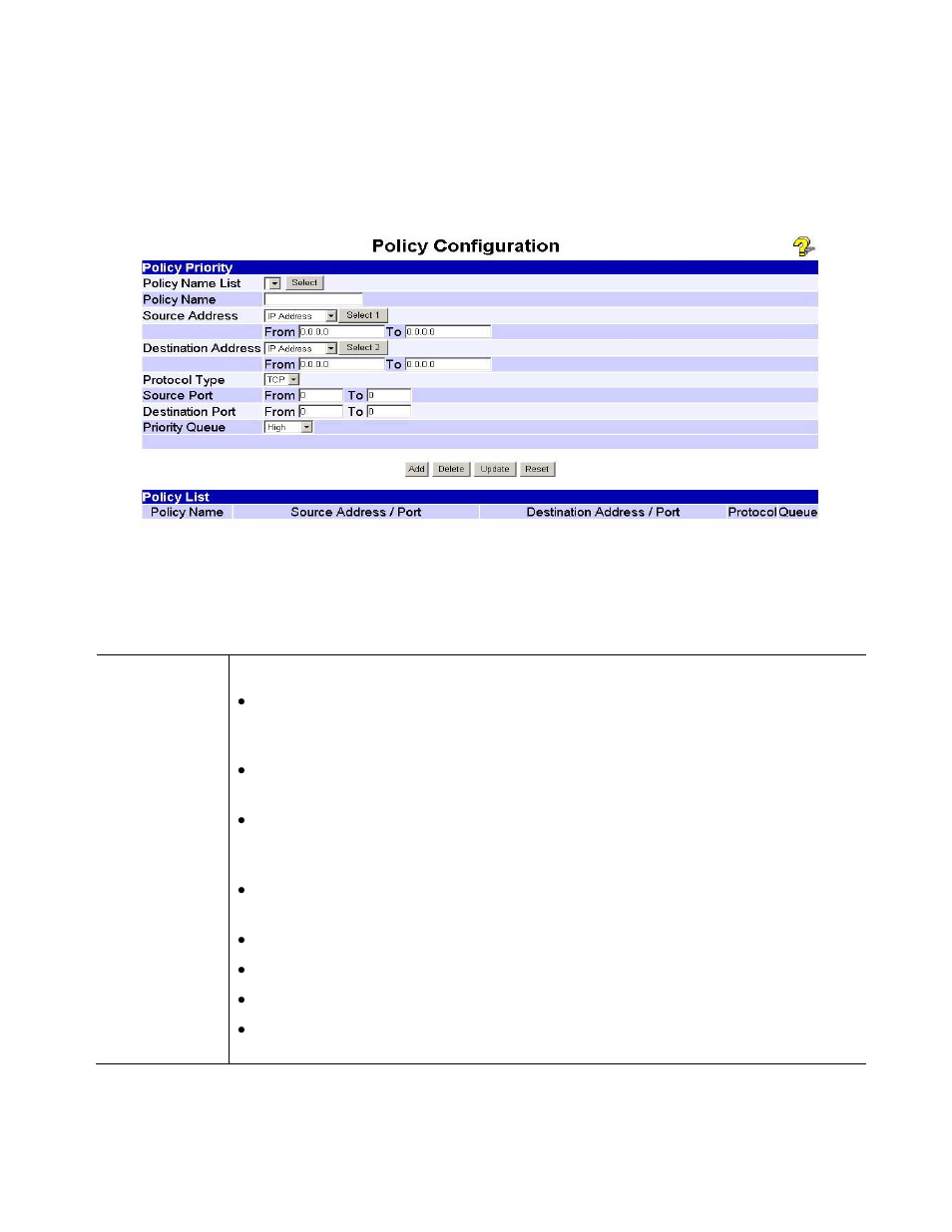 Policy configuration, Data – policy configuration | XiNCOM Twin WAN XC-DPG402 User Manual | Page 55 / 79