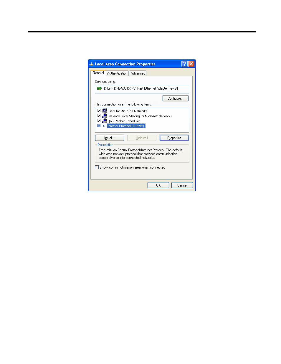 Checking tcp/ip settings - windows xp | XiNCOM Twin WAN XC-DPG402 User Manual | Page 76 / 79