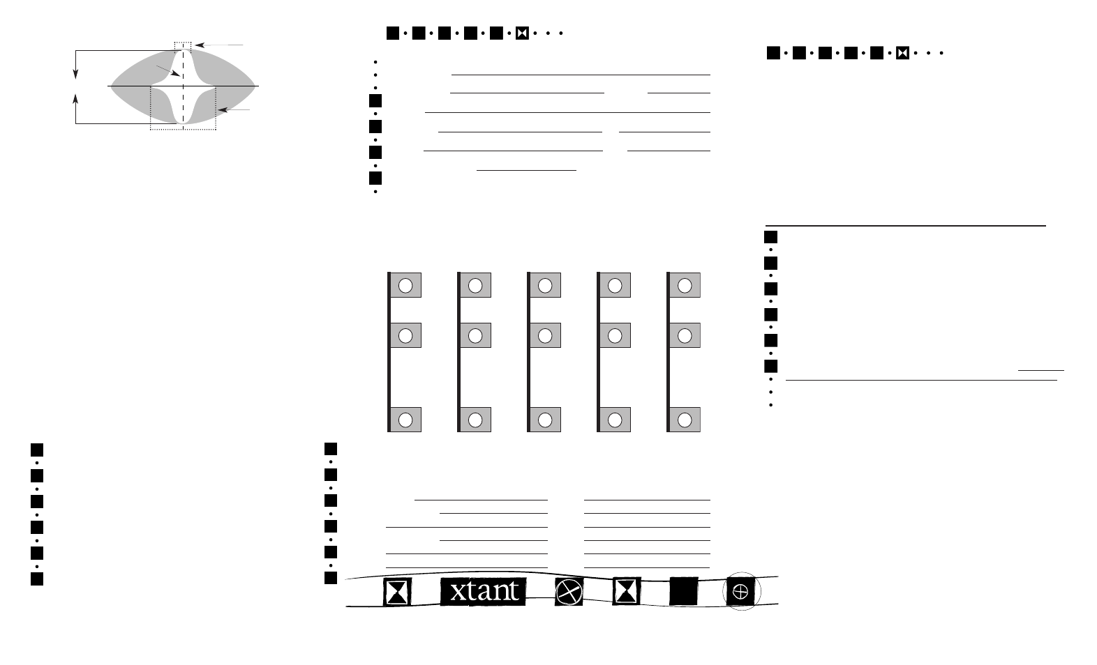 Xtant P500 User Manual | 2 pages