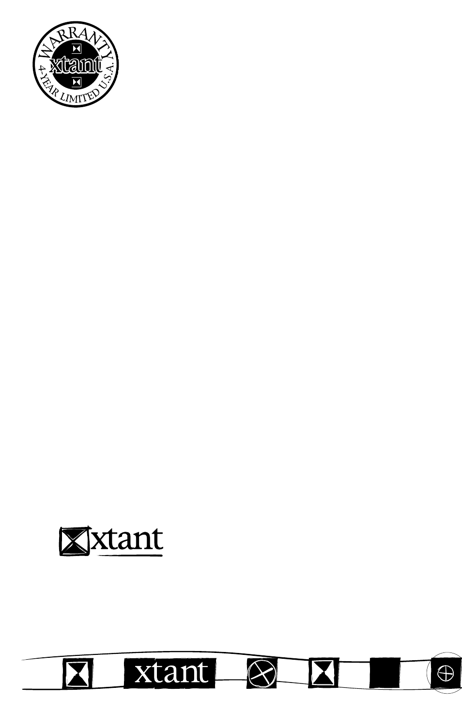 Limited u.s.a. warranty | Xtant M Series User Manual | Page 21 / 21