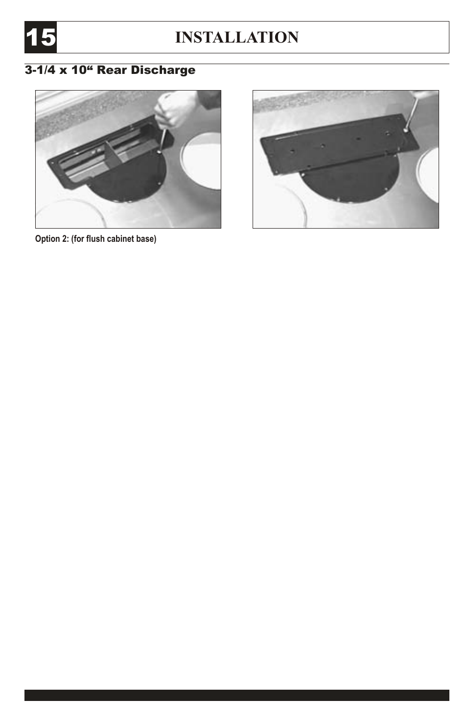 Installation | Zephyr WHIRLWIND AK9800 User Manual | Page 17 / 21