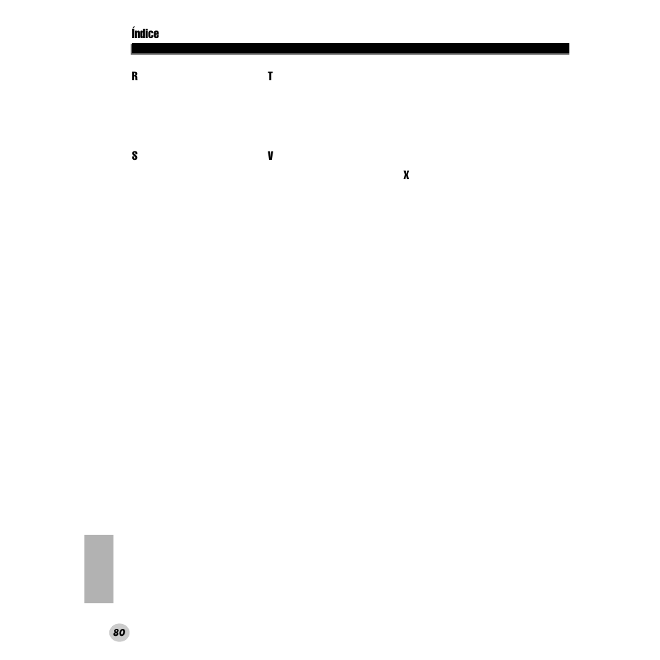 Índice | Yamaha PORTABLE GRAND DGX-200 User Manual | Page 80 / 100