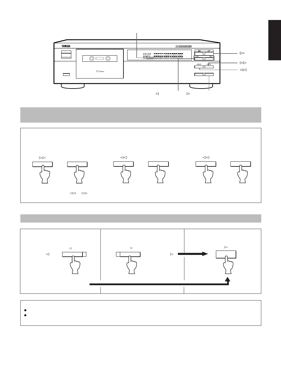 Selection search, Intro scan | Yamaha YHT KX-393 User Manual | Page 7 / 18