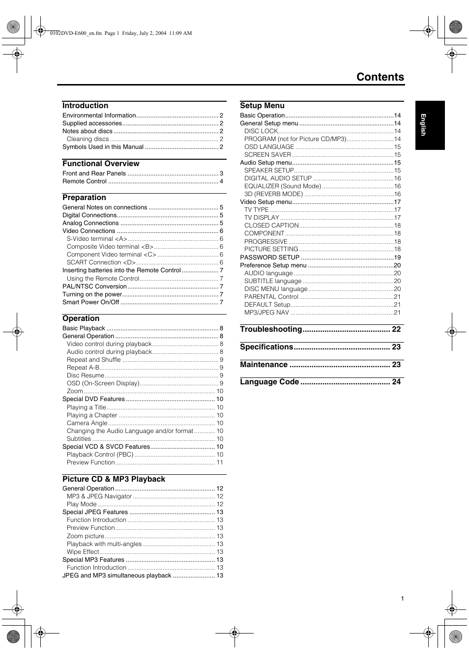 Yamaha PIANO CRAFT DVD-E600 User Manual | Page 5 / 30