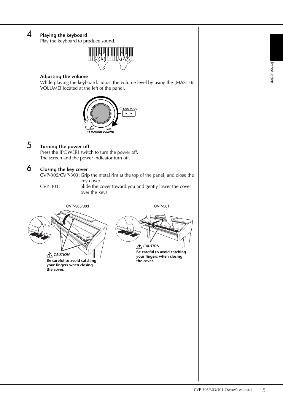 P. 15 | Yamaha 303 User Manual | Page 15 / 220