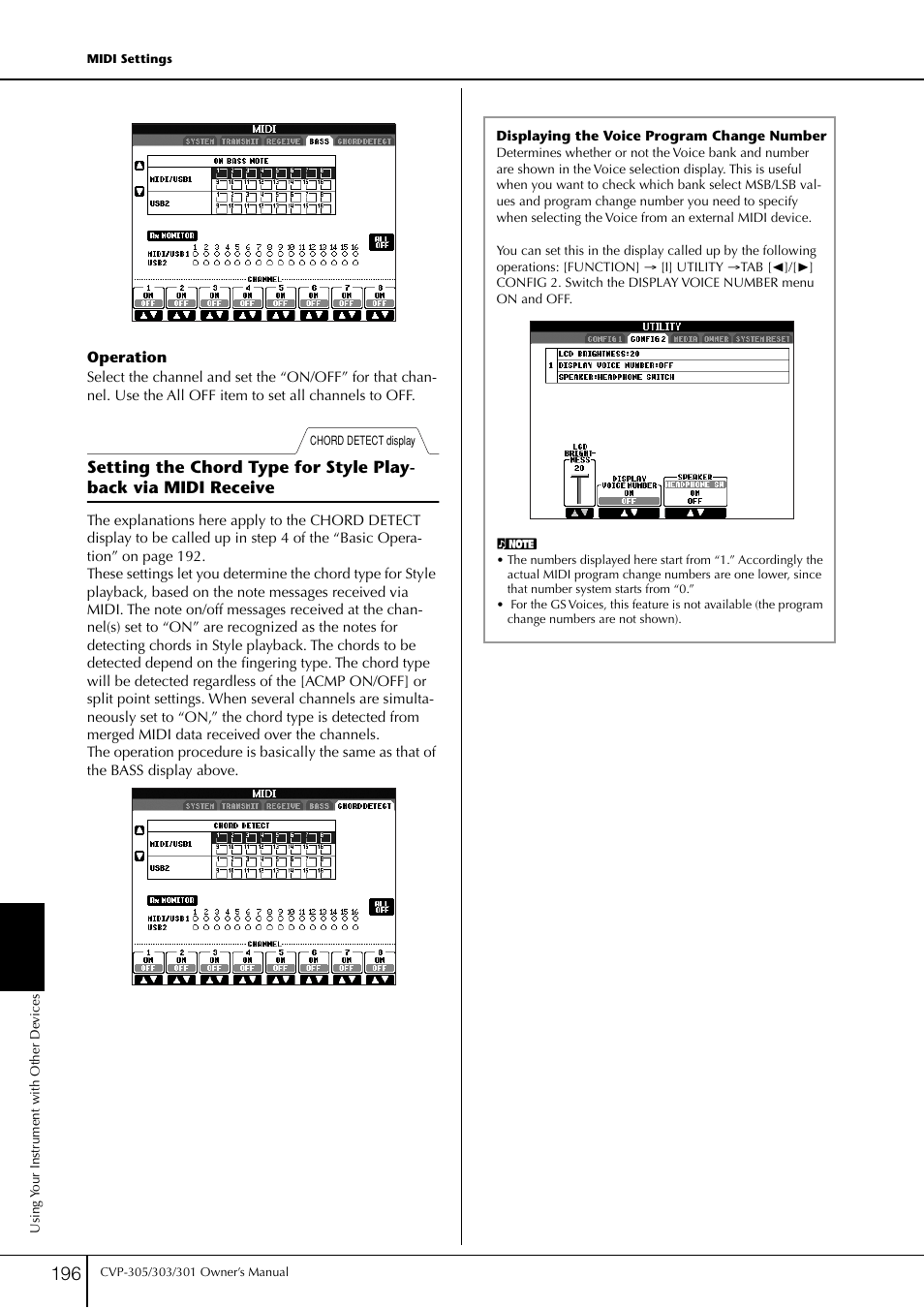 Yamaha 303 User Manual | Page 196 / 220