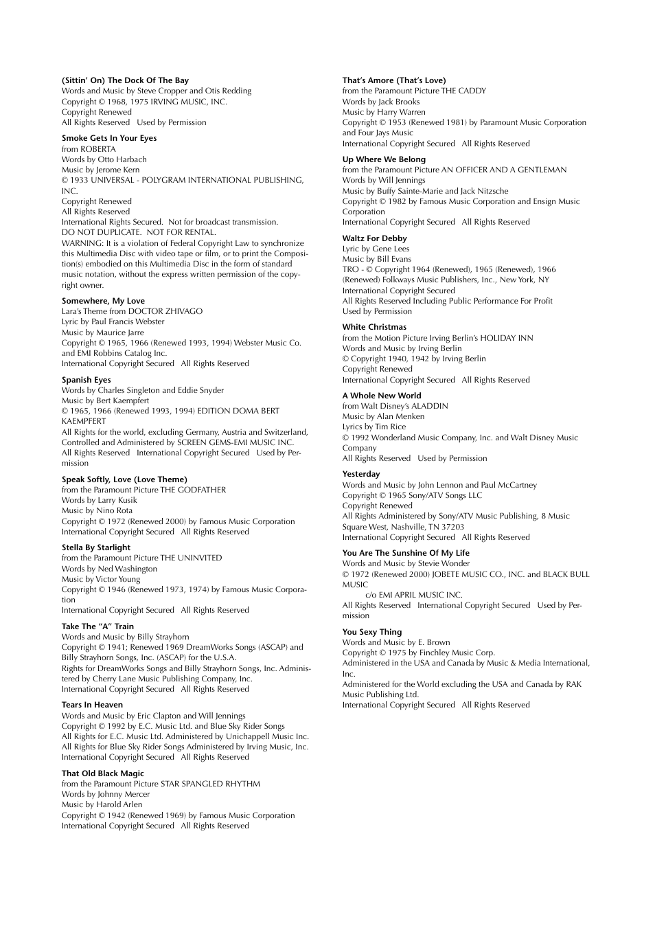 Yamaha 303 User Manual | Page 216 / 220