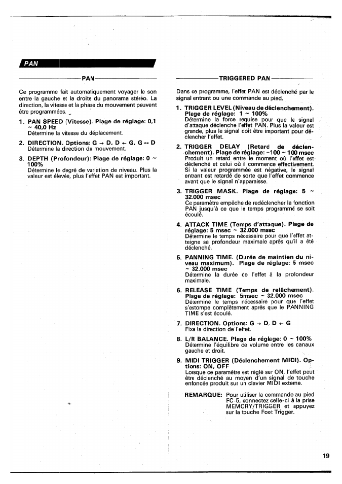 Yamaha SPX90 II User Manual | Page 53 / 101