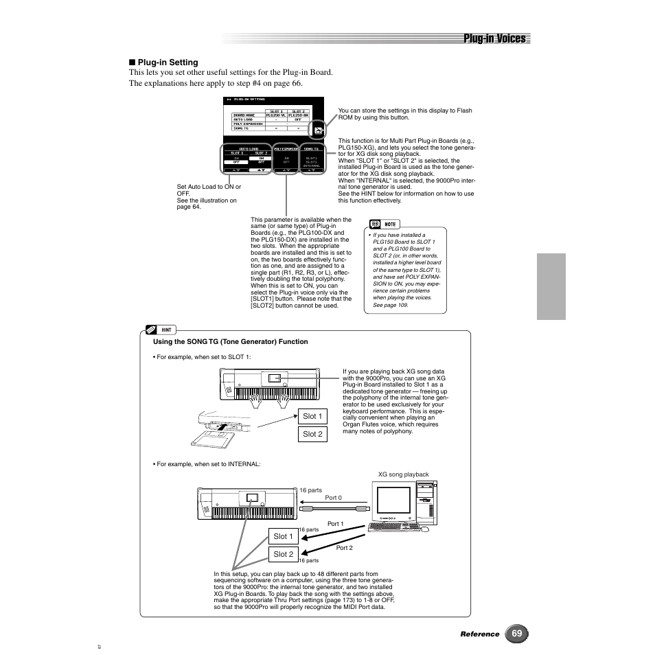 Plug-in voices | Yamaha 9000 Pro User Manual | Page 69 / 250