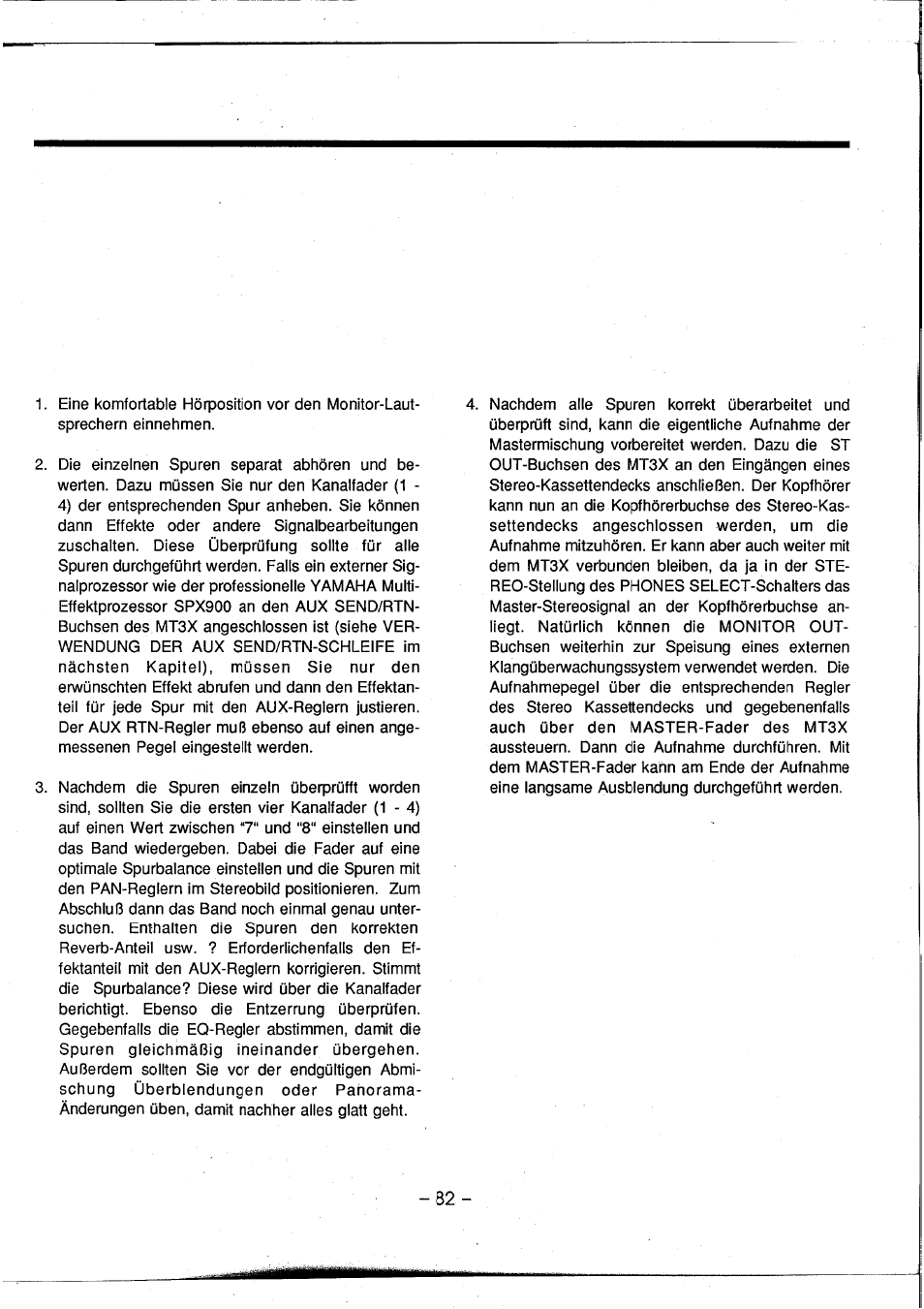 Yamaha MT3X User Manual | Page 83 / 92