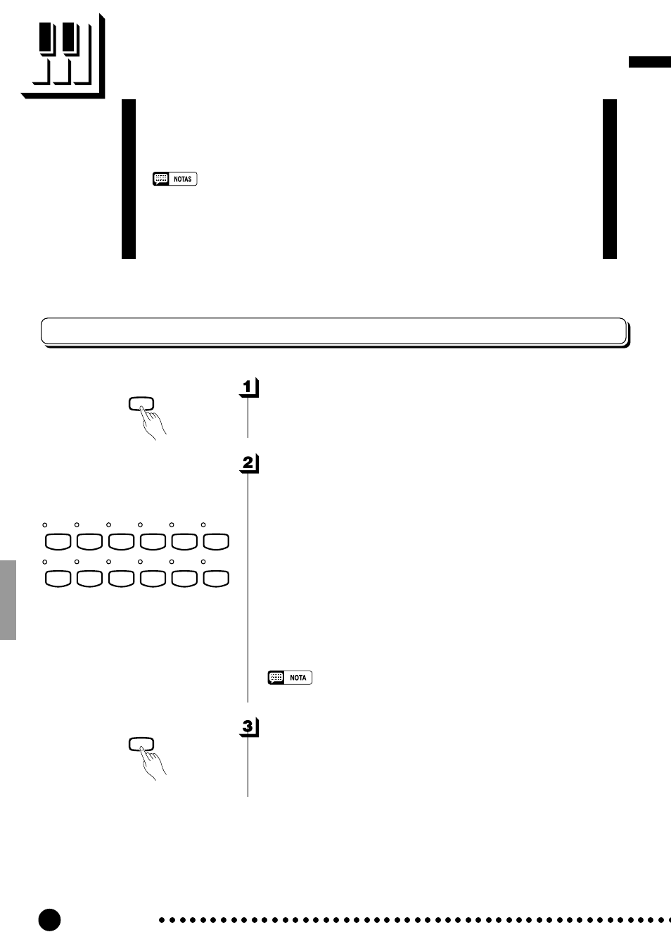 Reproducción de las canciones de demostración, Demostración de voces, Active el modo de demostración | Reproduzca una demostración de voces, Salga del modo de demostración | Yamaha CLP-820S User Manual | Page 12 / 72