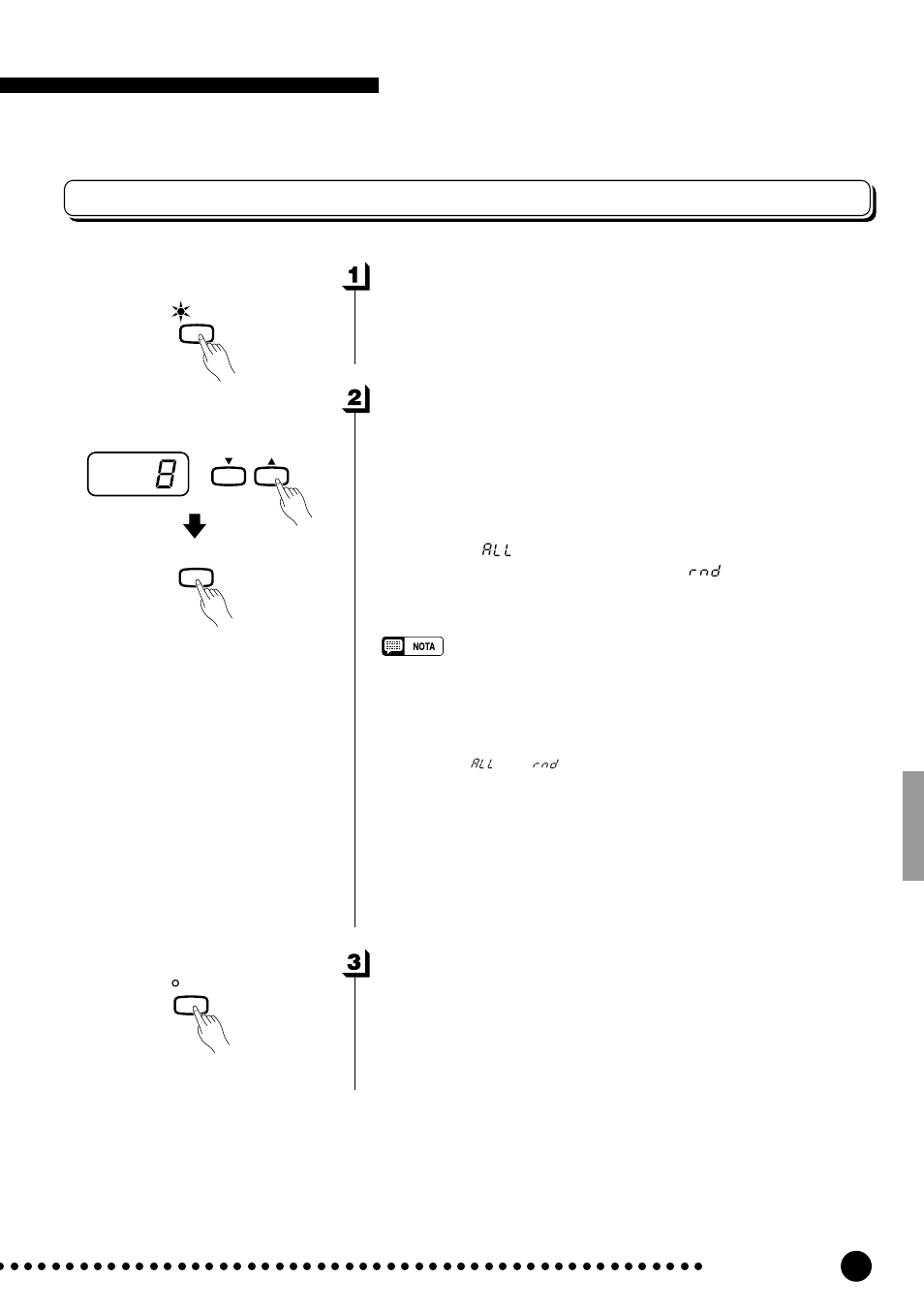 Reproducción de las canciones de demostración, Canción de piano, Active el modo de canciones de piano | Reproduzca una canción de piano, Salga del modo de canción de piano | Yamaha CLP-820S User Manual | Page 13 / 72