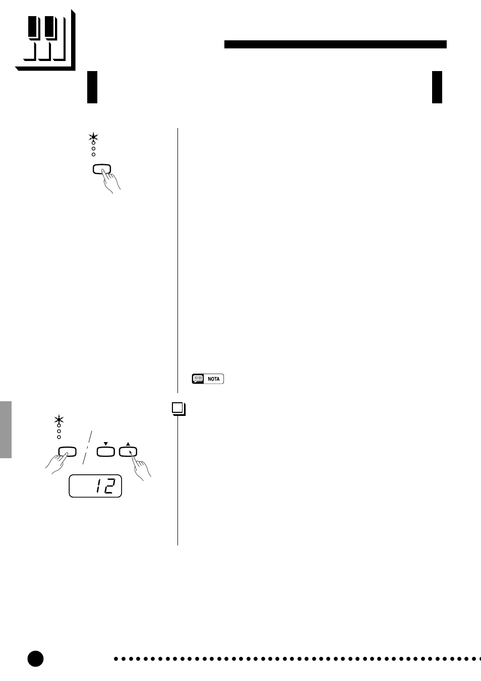 Reverberación, Ajuste de la profundidad de reverberación | Yamaha CLP-820S User Manual | Page 18 / 72