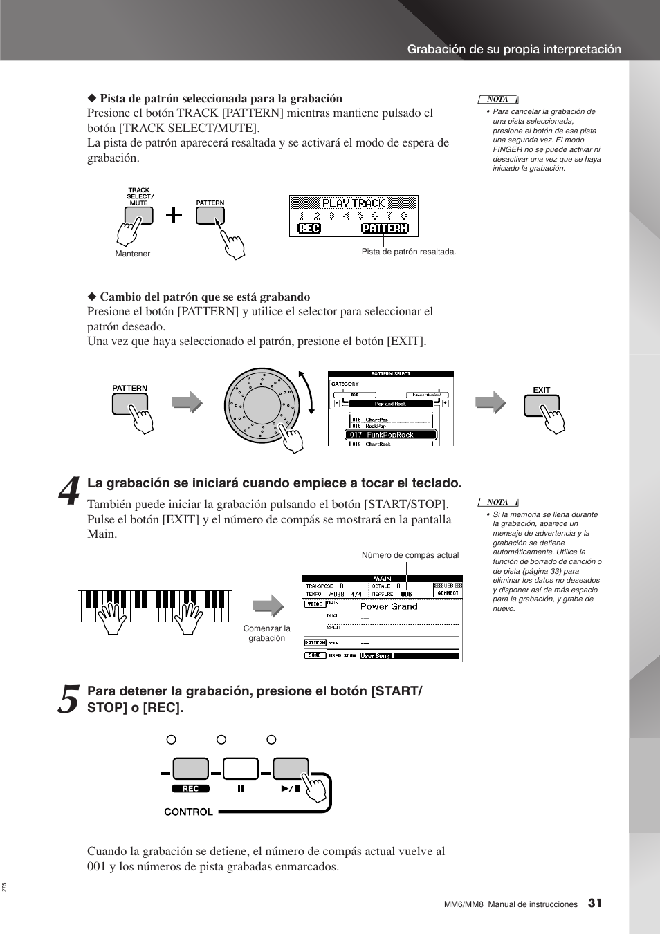 Yamaha MM8  EU User Manual | Page 31 / 116