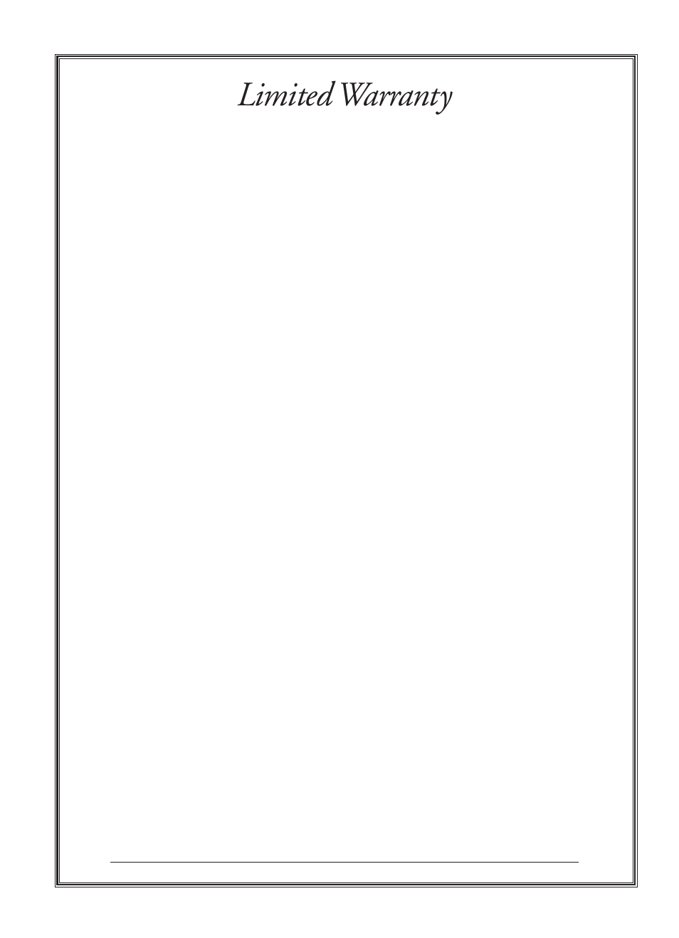 Limited warranty, Keep this document for your records. do not mail | Yamaha DJX User Manual | Page 117 / 120