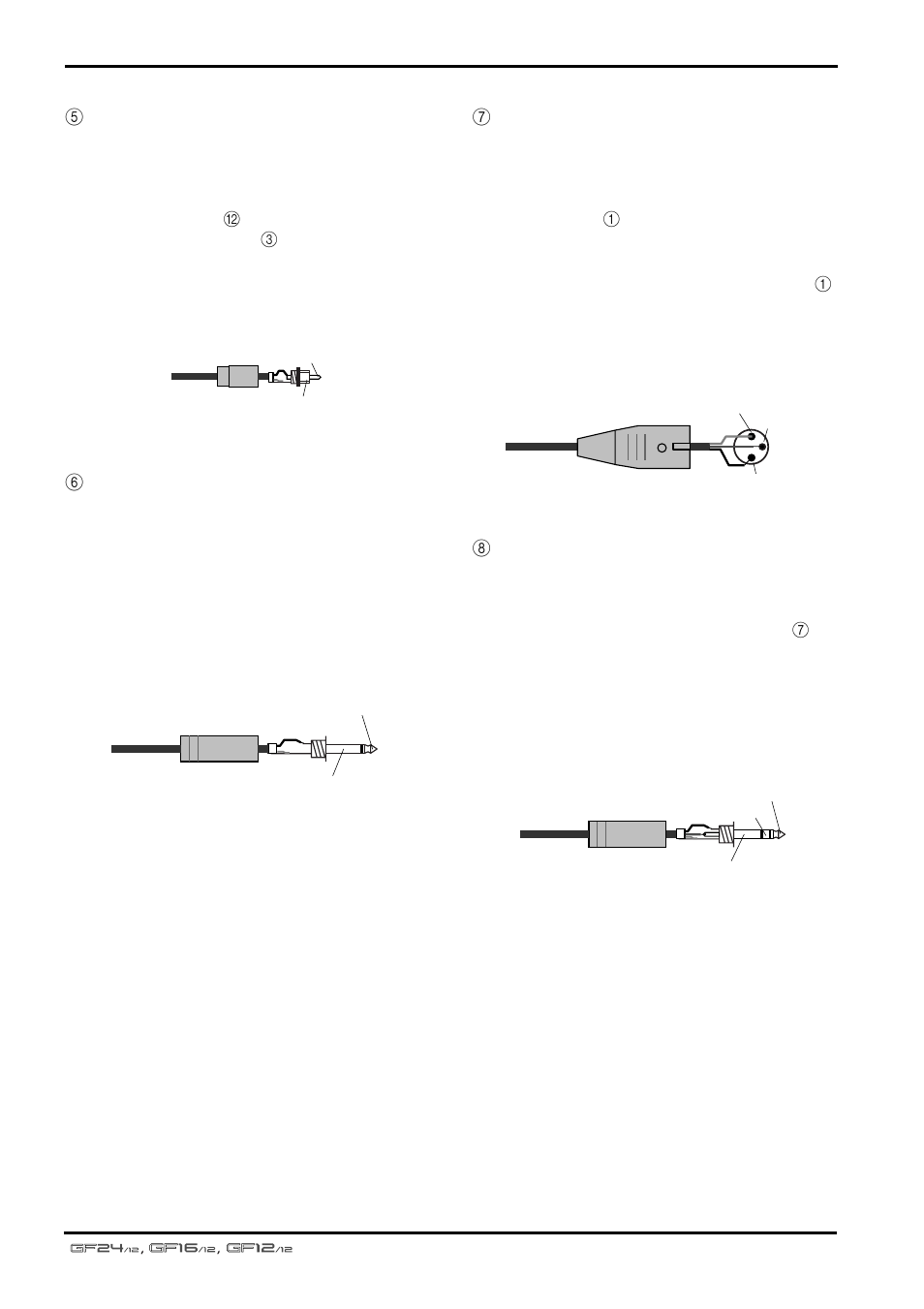 Yamaha GF24/12 User Manual | Page 18 / 26