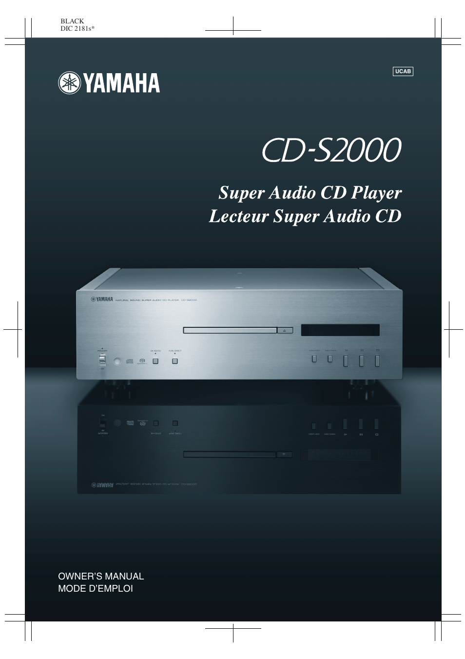 Yamaha CD-S2000 User Manual | 29 pages