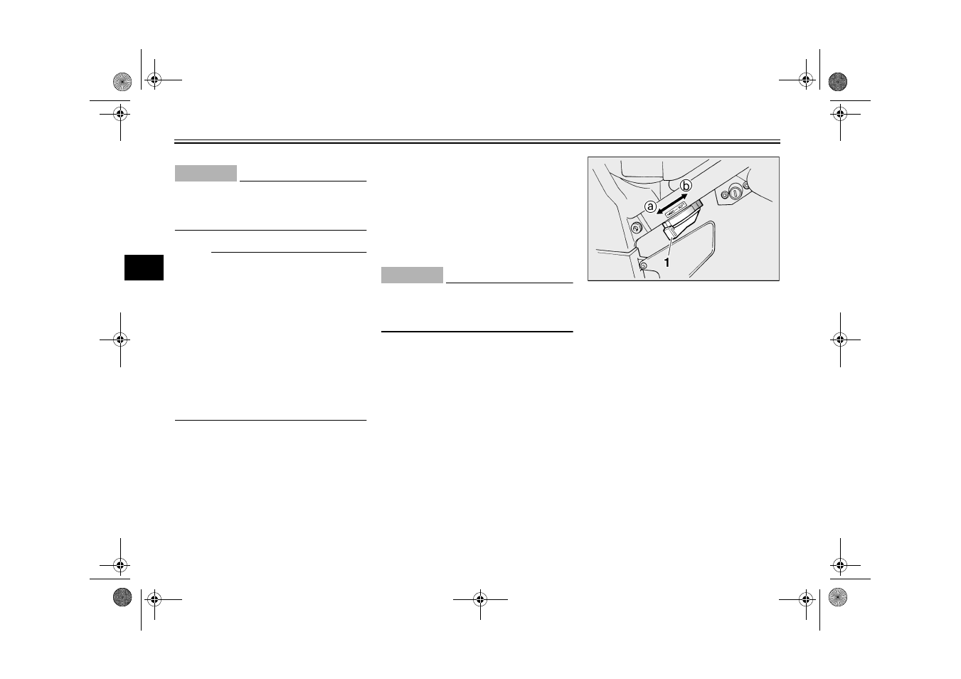 Instrument and control functions, Adjusting the shock absorber assembly | Yamaha FJR1300 User Manual | Page 34 / 106