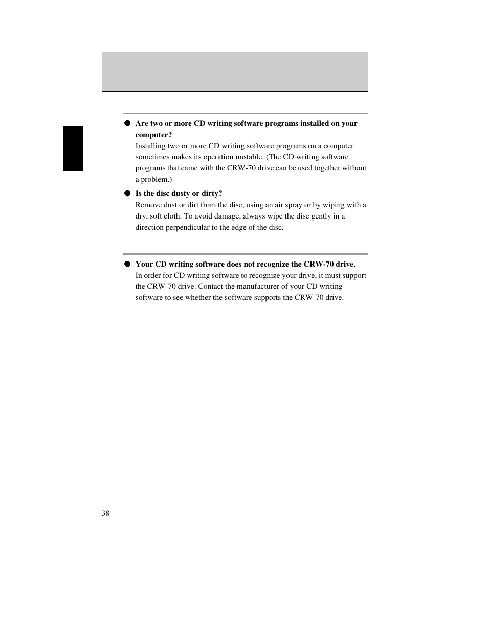Yamaha CD Recordable/Rewritable Drive CRW-70 User Manual | Page 47 / 61