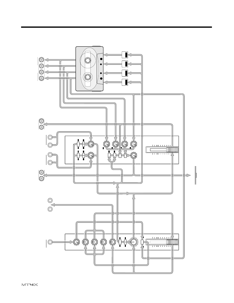 Structure of the mt4x, 3 introduction user’s guide, Master | Yamaha MT4X User Manual | Page 5 / 56