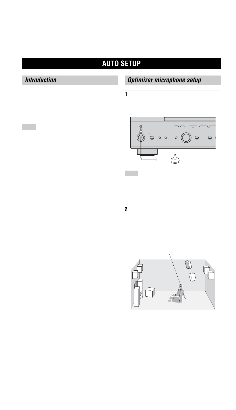 Auto setup | Yamaha RX-V757 User Manual | Page 26 / 97