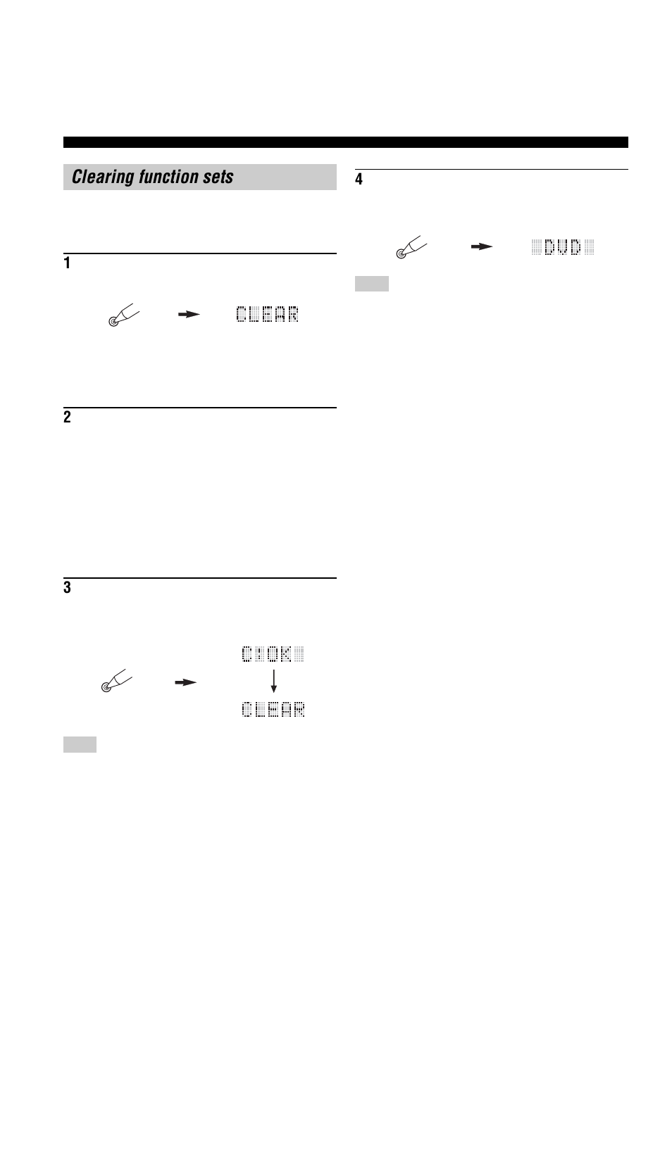 Clearing function sets | Yamaha RX-V757 User Manual | Page 76 / 97