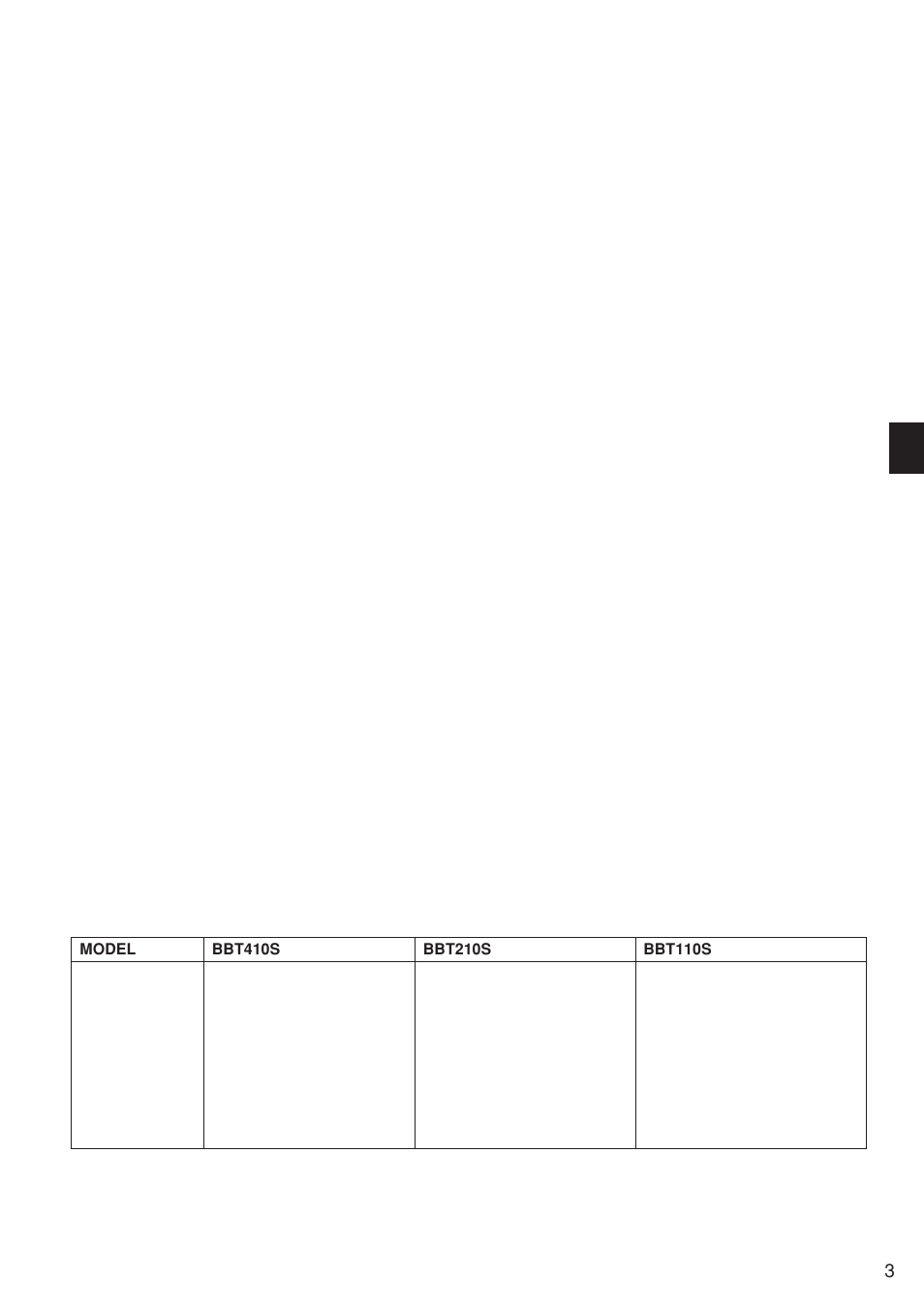 Yamaha BBT110S User Manual | Page 3 / 18