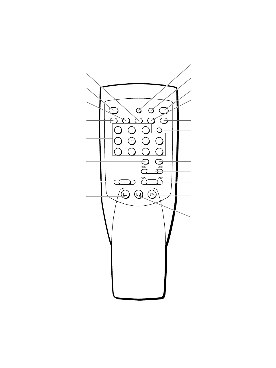 Remote control transmitter | Yamaha CDX-993 User Manual | Page 7 / 23