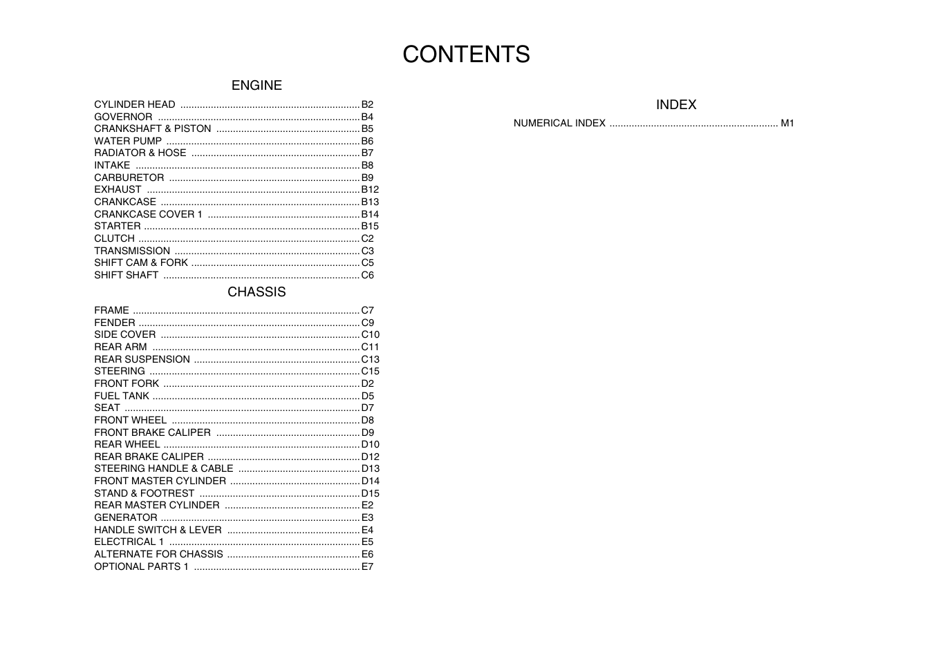 Yamaha YZ125T1 User Manual | Page 7 / 58