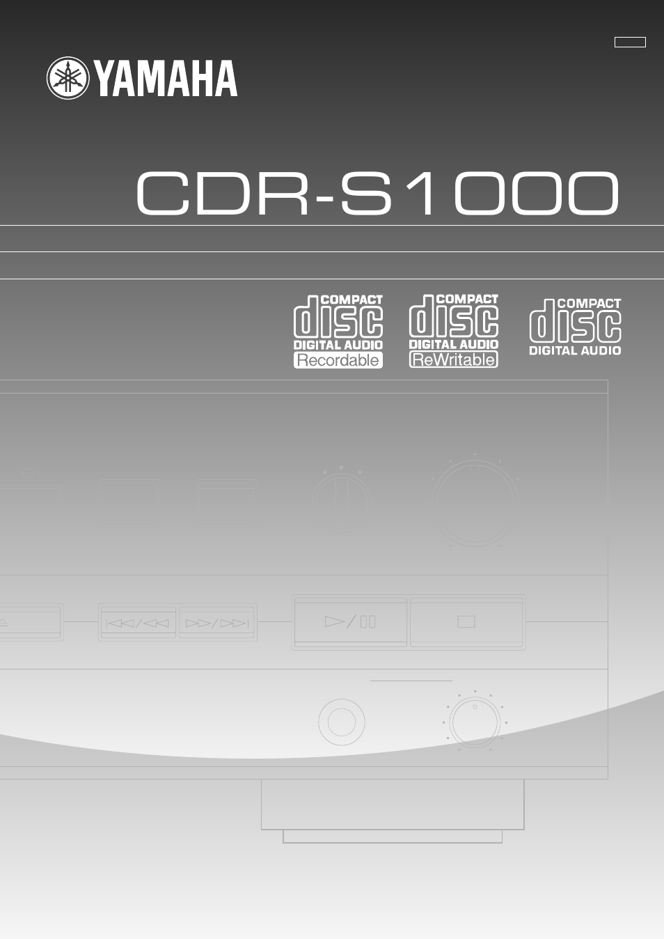 Yamaha CDR-S1000 User Manual | 38 pages