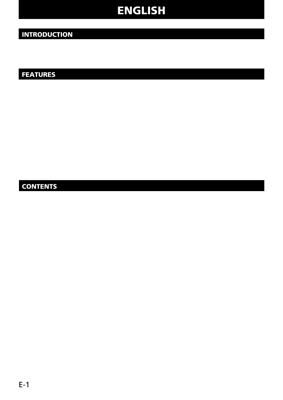 English | Yamaha CDR-S1000 User Manual | Page 4 / 38