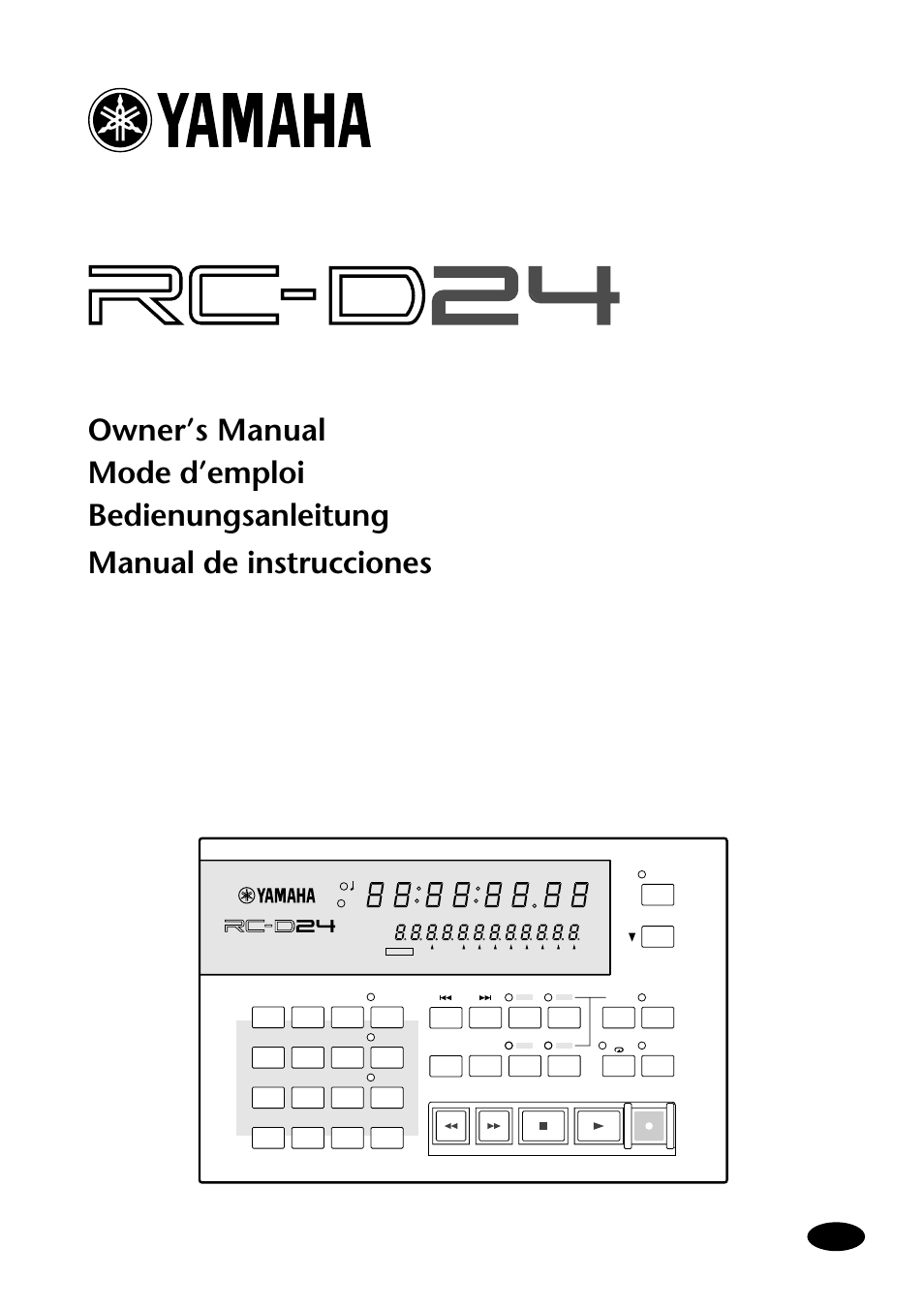 Yamaha RC-D24 User Manual | 62 pages