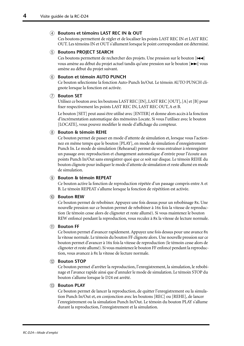 Yamaha RC-D24 User Manual | Page 19 / 62